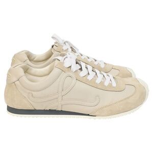 Loewe Ballet Runner 2.0 Sneakers in Beige Calfskin Leather